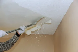Textured Ceiling Removal Or Dotted Ceiling Removal